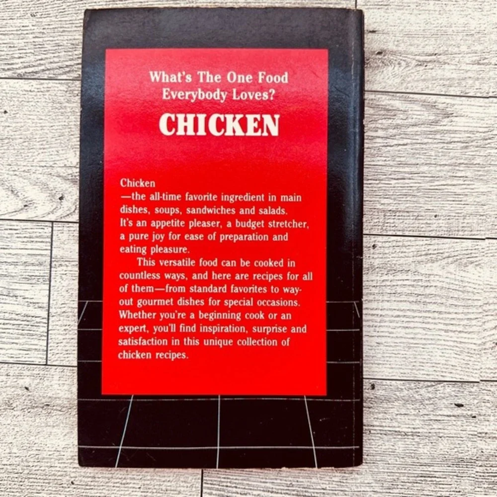 THE GREAT AMERICAN CHICKEN‎ Cookbook by IONA NIXON Paperback 1982 Vtg PB